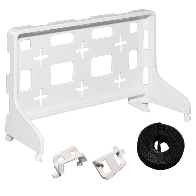 Miyolo 49605-aub Structured Media Panel Accessories Structured Media Enclosure Universal Shelf Mounting Bracket for Leviton Media Panel -That Supports 20lbs of Weight - White - Image 1